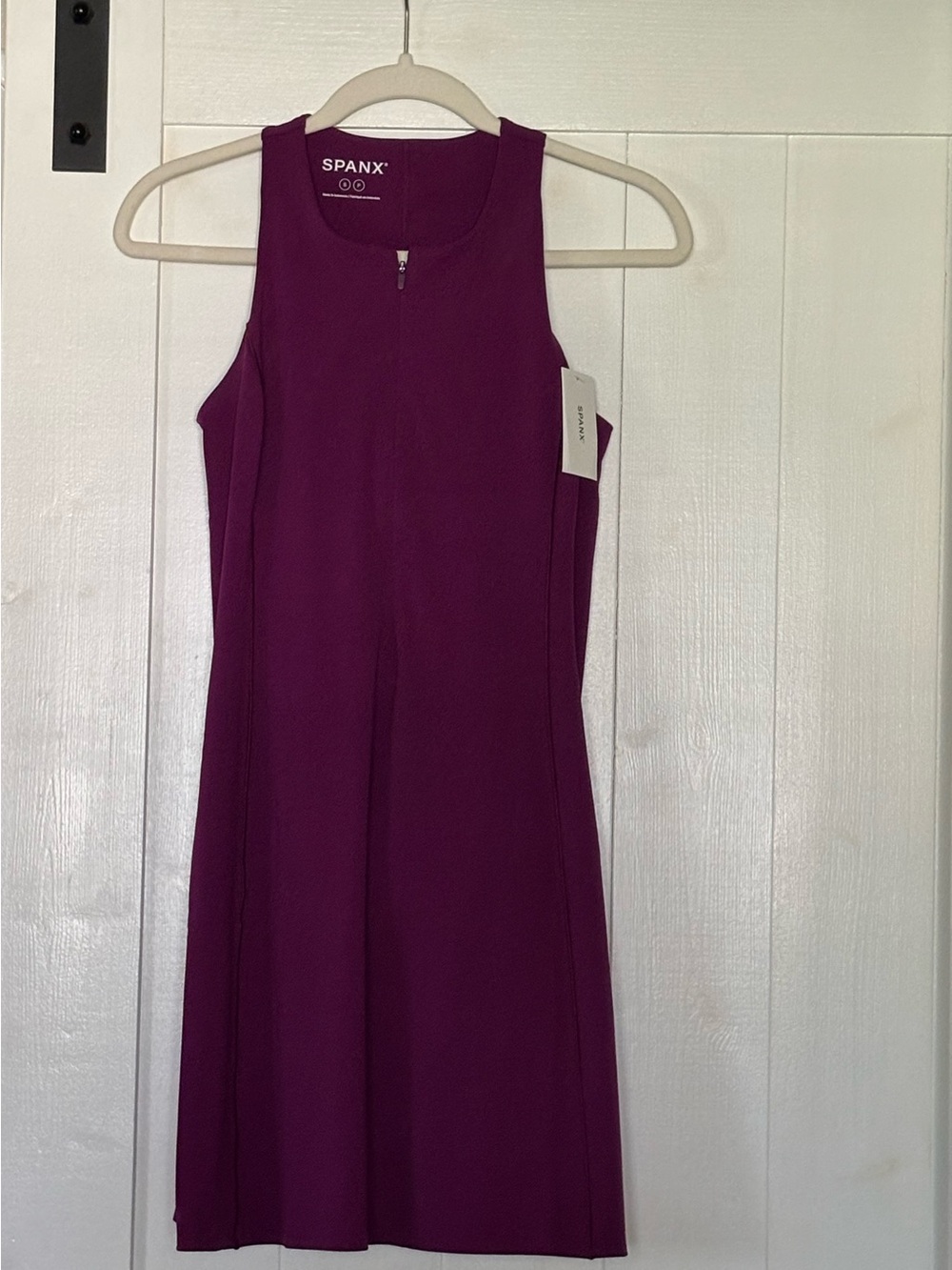 SPANX The Get Moving Zip Front Dress Size Small Snapdragon